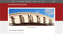Desktop Screenshot of camdenbusinessassoc.com